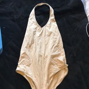 Halter body suit
